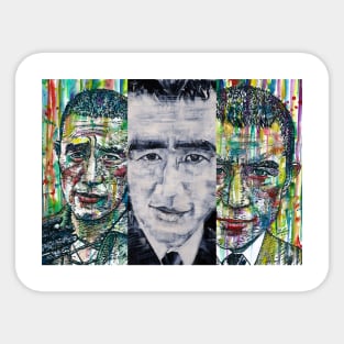 THREE TIMES YUKIO MISHIMA .1 Sticker